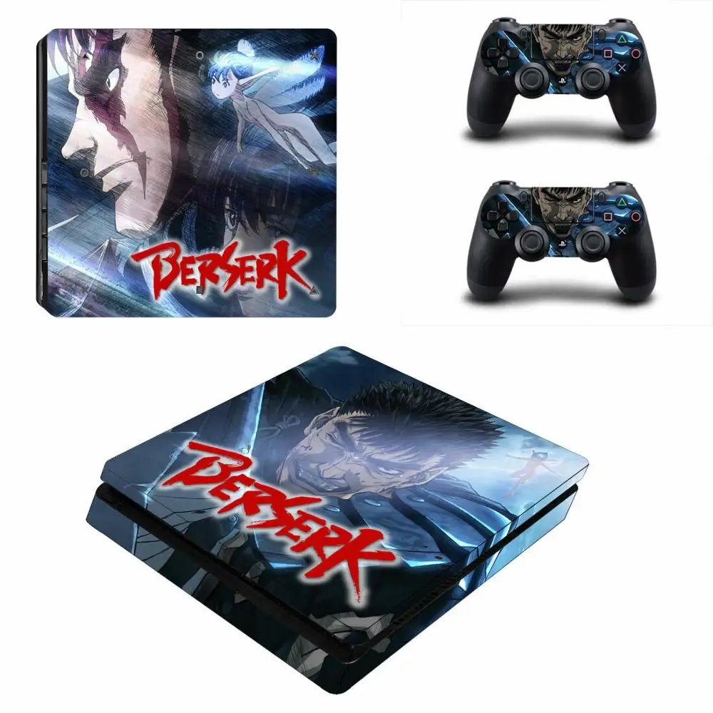 Игра BERSERK PS4 тонкая кожа Наклейка для playstation 4 консоль и контроллер PS4 тонкая кожа стикер винил