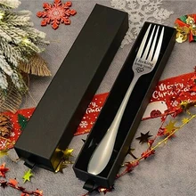 

Valentine's Day Couple Fork Gift for Wife Husband Family Tableware Stainless Steel Boyfriend Presents Wedding Gifts for Guests