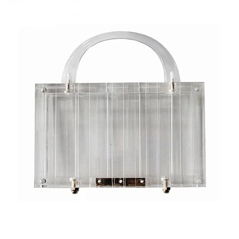 

Transparent Acrylic Clutch Evening Bag Party Handbag Bridal Prom Purse