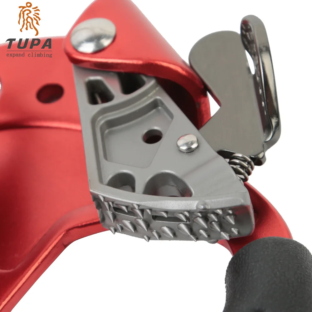 Outdoor Aluminum Sports Rock Climbing Right/Left Hand Grasp Ascender Device Riser For 8-13mm Rope