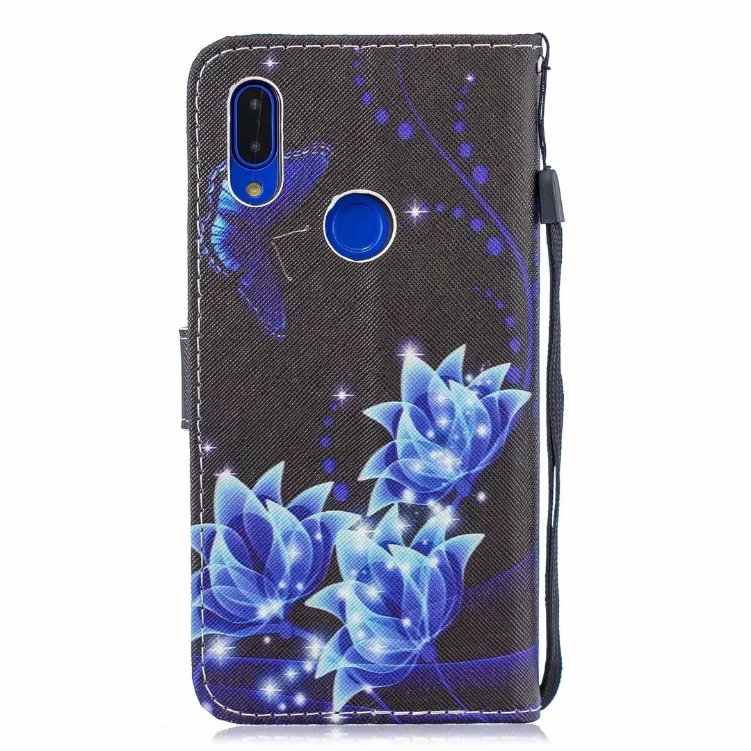 Кожаный чехол-бумажник для Xiaomi Redmi 7A mi A3 9T 9 SE A2 8 Lite Redmi Note 7 GO 6A S2 6 Pro K20 Red mi Note7 с цветочным принтом