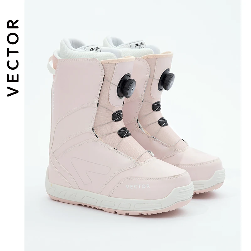 Professional Women's Man Ski Shoes Warm Waterproof Snowboard Boots Non-slip Leather Breathable Snow Ski Boots Equipment ski boots
