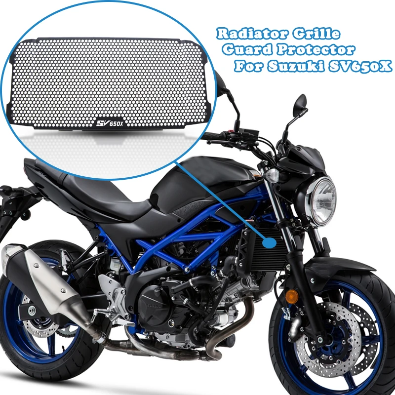 Защита для радиатора мотоцикла SV 650X 18-19 защита решетки защитная крышка гриля
