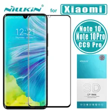 Закаленное стекло Nillkin для Xiaomi Mi Note 10 Pro CC9 3D CP + MAX полная защита