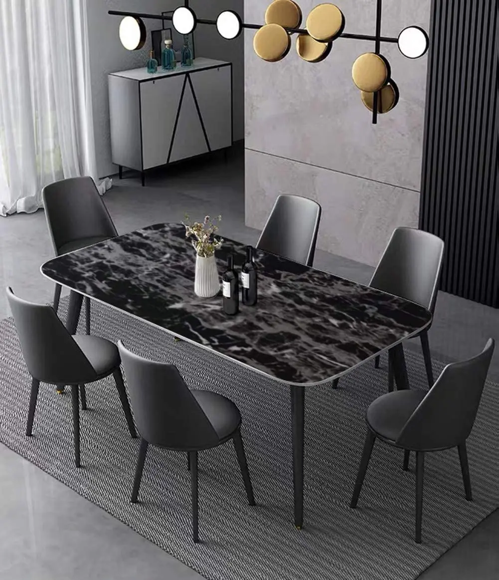 블랙 필 앤 스틱 벽지, 대리석 카운터 탑 스틱, 필름 백스플래시, 자체 접착 벽지, 방수