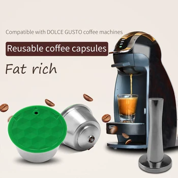 

Milk Foam Filter Reusable Stainless Steel Dolci Gusto Coffee Capsule Pod Spoon Stainless Steel For Nescafe Dolce Gusto Aeroccino