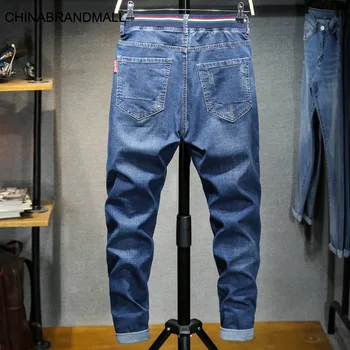 

5001 Extra Large Size Male Pants Fat Man Jeans Male Loose Plus Fat Plus Male Long Pants Super Large Size 2x-8xl