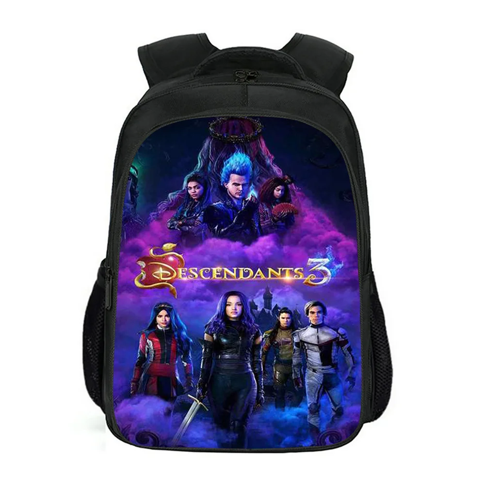 Mochila escolar de los descendientes para niñas y adolescentes, bolso bandolera para compras