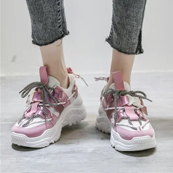 

YRRFUOT Women Sneakers Outdoor Light Solf Fashion Sneakers For Woman Vulcanized Shoes Zapatos Mujer Women Casual Shoes Air Mesh