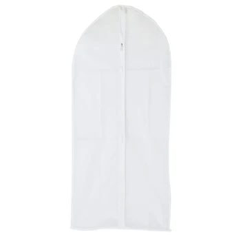 

Dust Proof Clothes/Suit/Garment/Dress Cover Bag Clear (137*60cm)