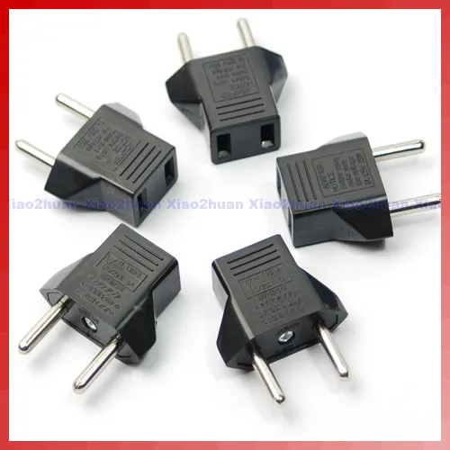 

US Europe AC Wall Socket Plug US to EU Power Converter Adapter 1Pc