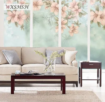 

Custom Size Static Cling Window Sticker Azalea Pattern Private Stained Explosion-Proof Water-Proof Raamfolia Durable Glass Film