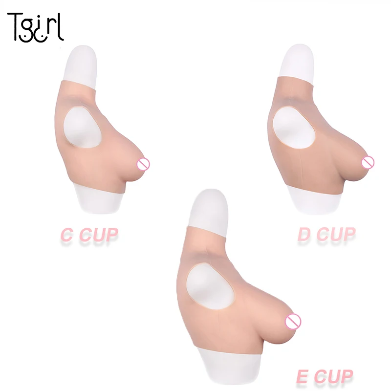 Силиконовые поддельные груди Tgirl костюм для трансвеститов транссексуалов женщин