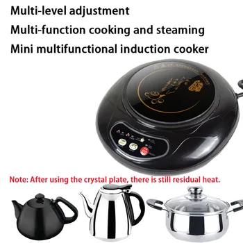 

Household Mini Electric Induction Cooker Milk Water Heating Stove Teapot Boiler Noodle Cooking Plate Coffee Heater Furnace