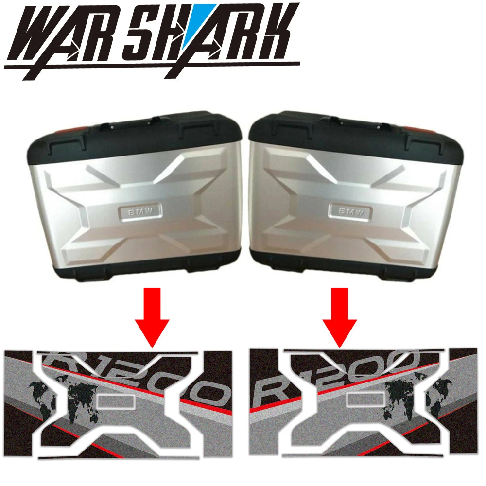 Motorcycle Saddlebag Side Box Decoration Stickers Decals Protective