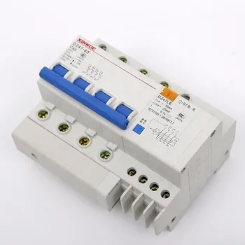 

Air Switch earth Leakage Protection Circuit Breaker Smart Small Circuit Breaker DZ47LE-63 4P 20A 50A moulded case disyuntor 220v