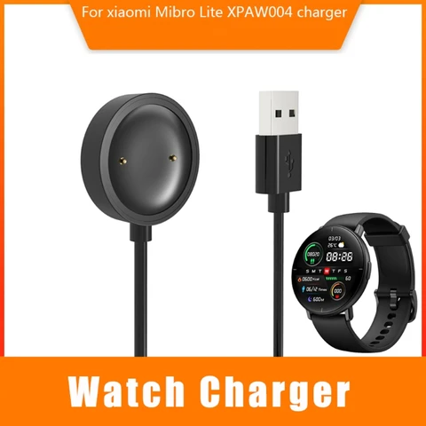 Wireless Charging Cable Wire Holder Power Charger Adapter Dock Mount Bracket Stand for Mibro Lite XPAW004 Smartwatch X6HB