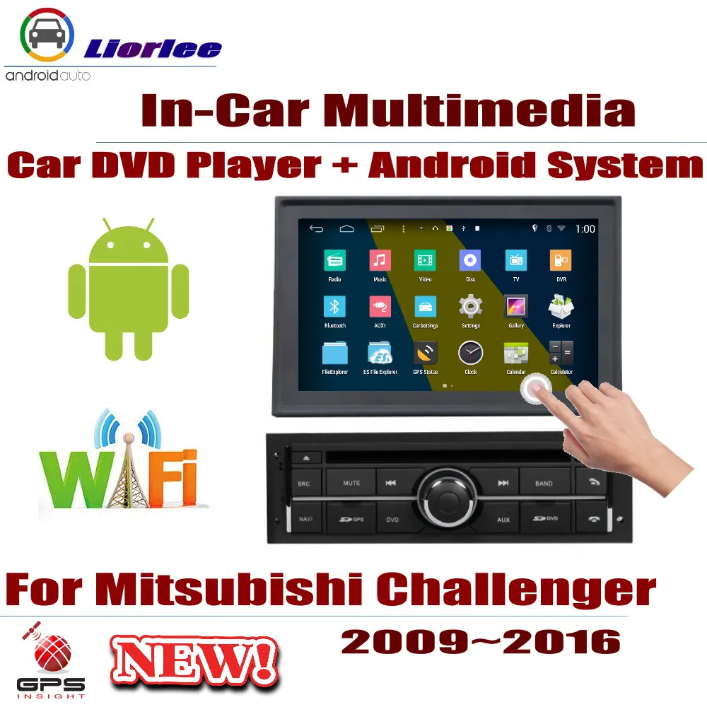 Для Mitsubishi Challenger/Nativa 2009 2016 автомобильный Android DVD GPS плеер экран навигации радио