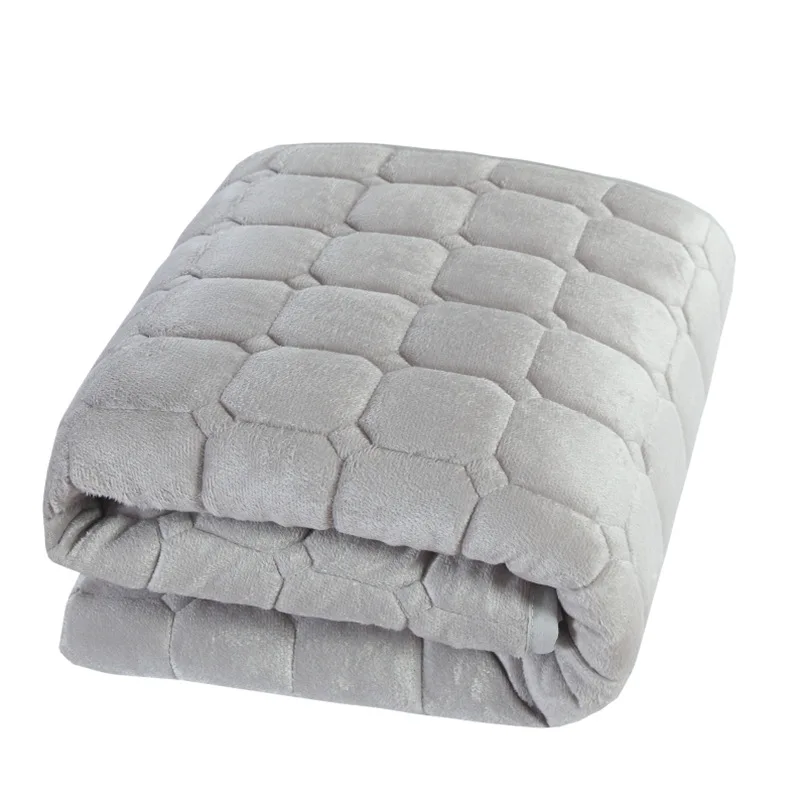 Thickened Crystal Velvet Bed Mattress for Beauty Salon, Barber Shop, Anti-slip, Massage SPA Bed Cover with/no Hole 4