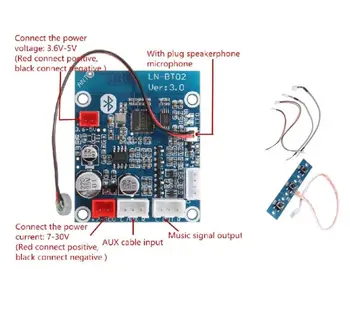 

1set Bluetooth 4.0 Audio Receiver Board Wireless Stereo Sound Module