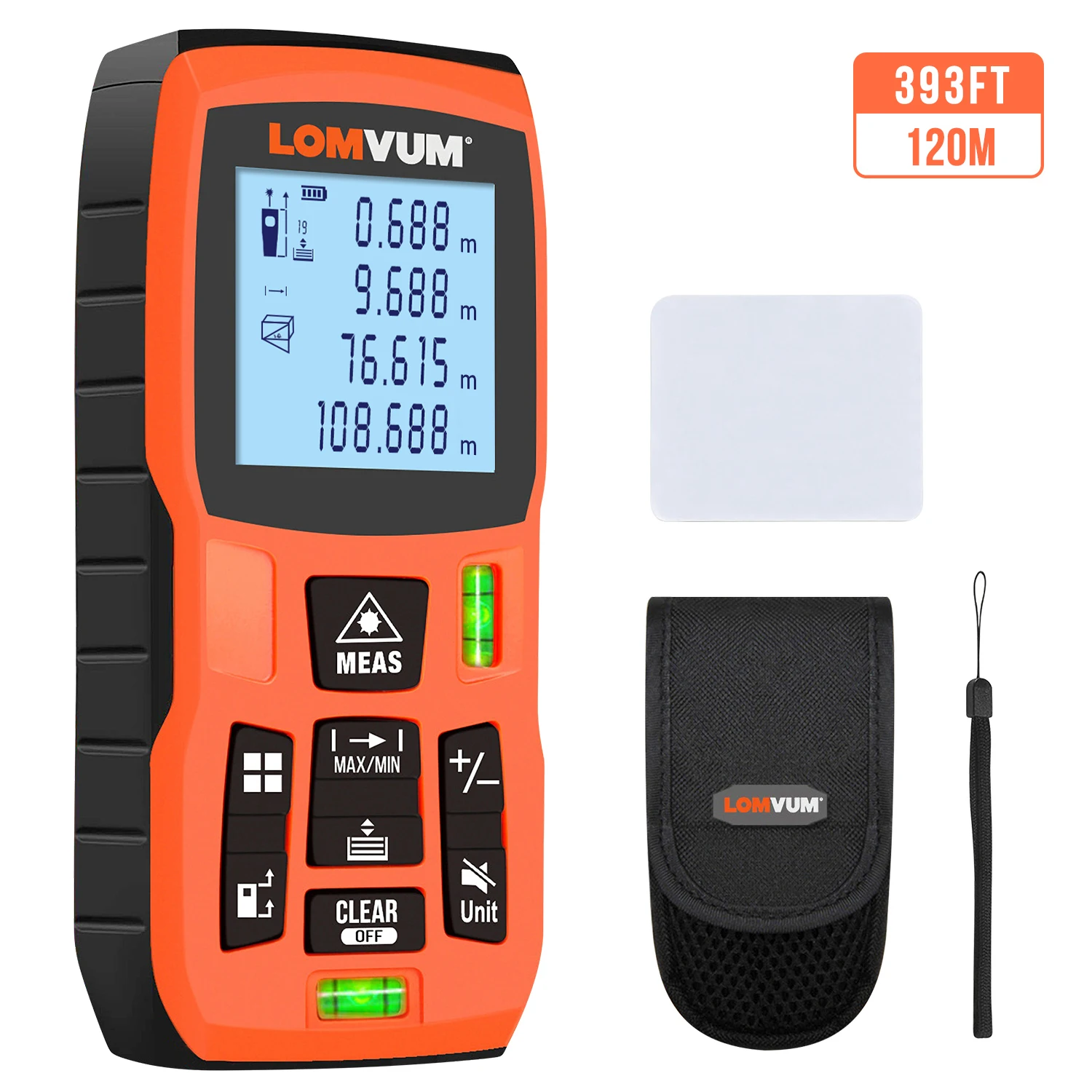 LOMVUM 120m Trena Measure Tape Medidor Laser Ruler Rangefinders Digital Distance Meter Measurer Range Finder Lazer Metreler|Laser Rangefinders| - AliExpress