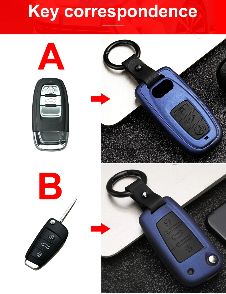 АБС-пластик+ силиконовый чехол для ключей от машины крышка для Audi A1 A3 A4 A4L A6L A5 A6 A7 A8 C5 C6 Q3 Q5 Q7 Q2L TT B5 B6 B7 B8 B9 S8 RS3 S5 S7 8P 8L 8V