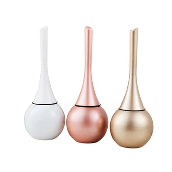 

1 PCS Closestool Bathroom Brushes Toilet Brush and Stylish Round Holder with Stainless Steel Base for Bathroom Storage