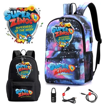 

Mochila Super Zings Backpack Women Bookbag Para Hombre Plecak School Bags for Girls Boys Homme Galaxy Backpack Kids