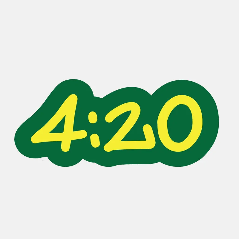 

Personality Car Sticker 420 Number Vinyl Motorcycle Sticker Window Accessories Cover Scratches Waterproof PVC 6.6cm X 15.5cm