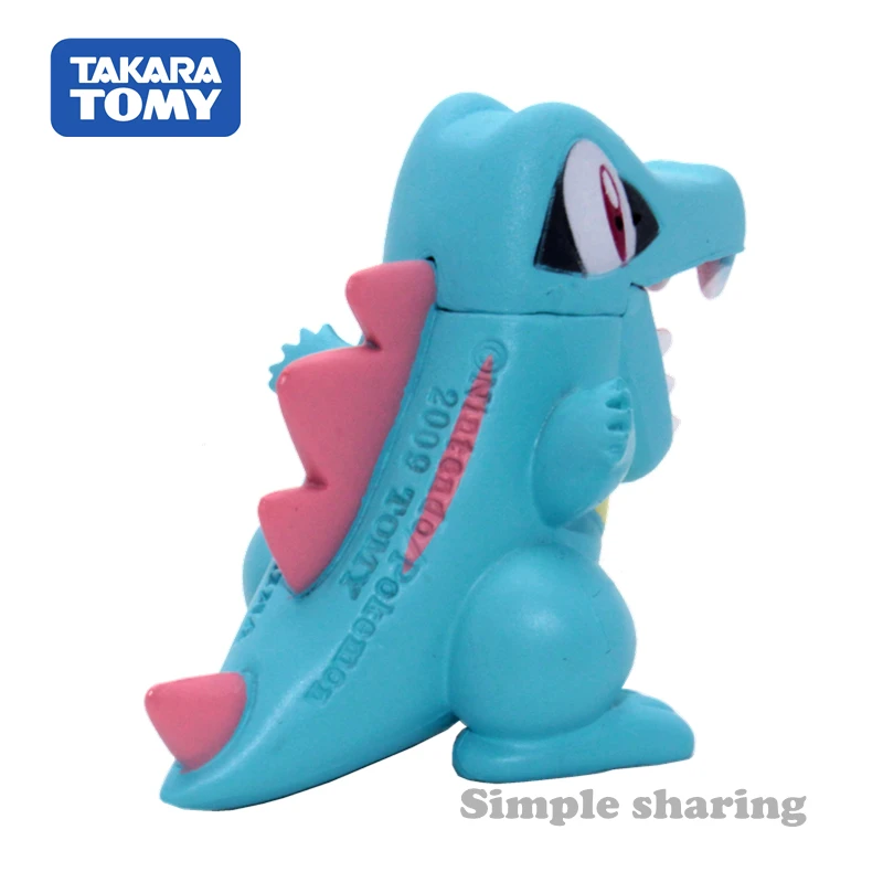 Takara Tomy Tomica Moncolle Ex конструктор с фигурками из м/ф “Покемон” Totodile Sun Moon Детские