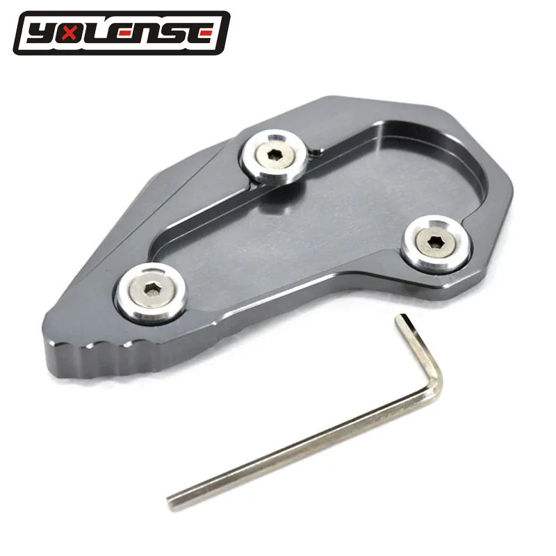Motorcycle CNC Kickstand Foot Side Stand Extension Pad Support Plate Enlarge Stand For BMW R1200R R