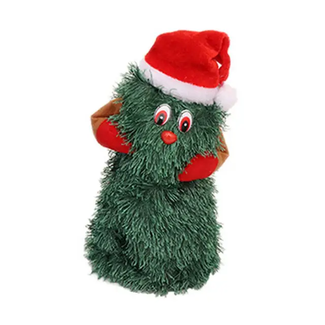 Funny Rotating Christmas Tree Music Dancing Singing Christmas Tree Dolls Santa Claus Toys For Home Decoration New Year Gifts 3
