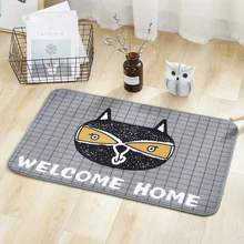 В дверной коврик для ванной и в двери спальни дверь кухни, ванной дверной коврик декоративный коврик у входной двери анти-скольжения Мат