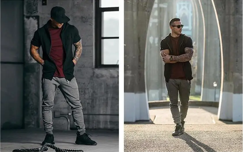 Newest Mens Sweatpants Autumn Winter Man Gyms Fitness Bodybuilding Joggers Workout Trousers Men Casual Cotton Pencil