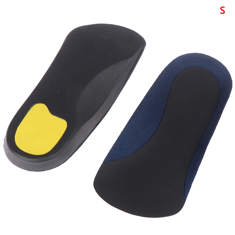 1 Pair Unisex EVA Flat Foot Orthotics Arch Support Half Shoe Pad Orthopedic Insoles For Men And Women Foot Care