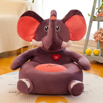 

Lazy Creative Plush Giraffe Children Sofa Cartoon Seat Cotton Plush Toy Cute Animal
