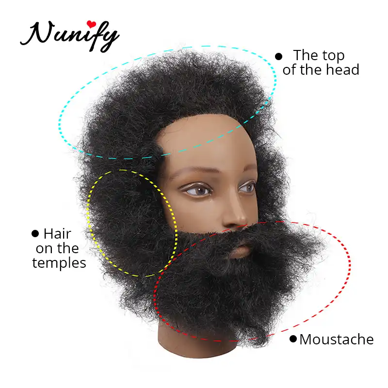 Nunify 2 Vida Stilej Korotkie Afro Kudryavye Vyushiesya Volosy Trenirovochnaya Golova 100 Nastoyashie Chelovecheskie Volosy Manekin Volosy Kukly Dlya Chernyh Muzhchin Manyak Parikmaherskaya Aliekspress