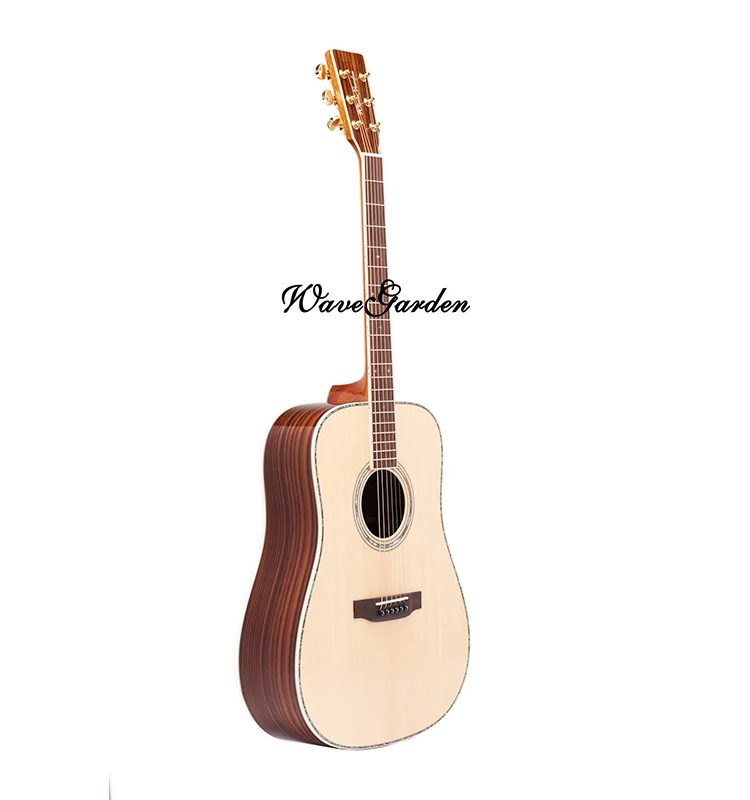 Профессиональная акустическая гитара 41 дюймов 280D Sitka ель Топ из твердой древесины музыкальные Струнные инструменты Стальная Струнная Гитара ra горячая OEM