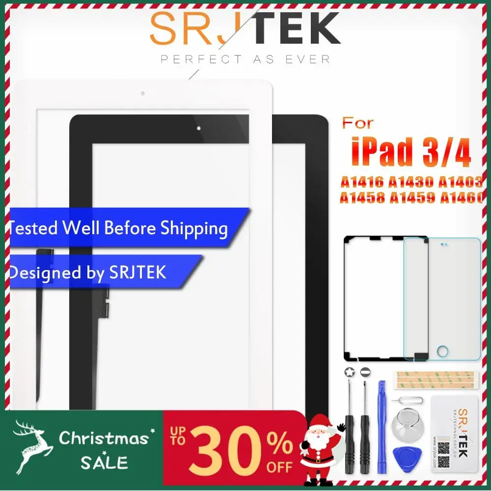 Для iPad 3 Touch iPad 4 сенсорный экран для iPad3 iPad4 A1416 A1430 A1403 A1458 A1459 A1460 сенсорный экран дигитайзер стеклянная панель сенсор