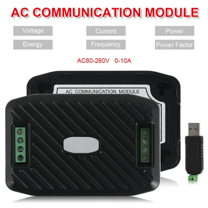 Communications Module AC Voltage Current Power Electricity Consumption 100A With CT ALI88