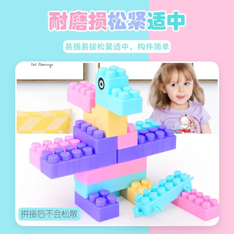 

4490 Children Large Plastic Granule Building Blocks Baby Barrel Logo OEM Educational Assembled Fight Inserted DIY See below