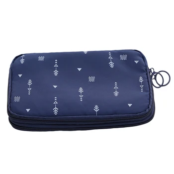 

Anti Fade Organizer Travel Thick Passport Wallet With Zipper Durable Multifunction Double Layer Portable Printed Storage Bag