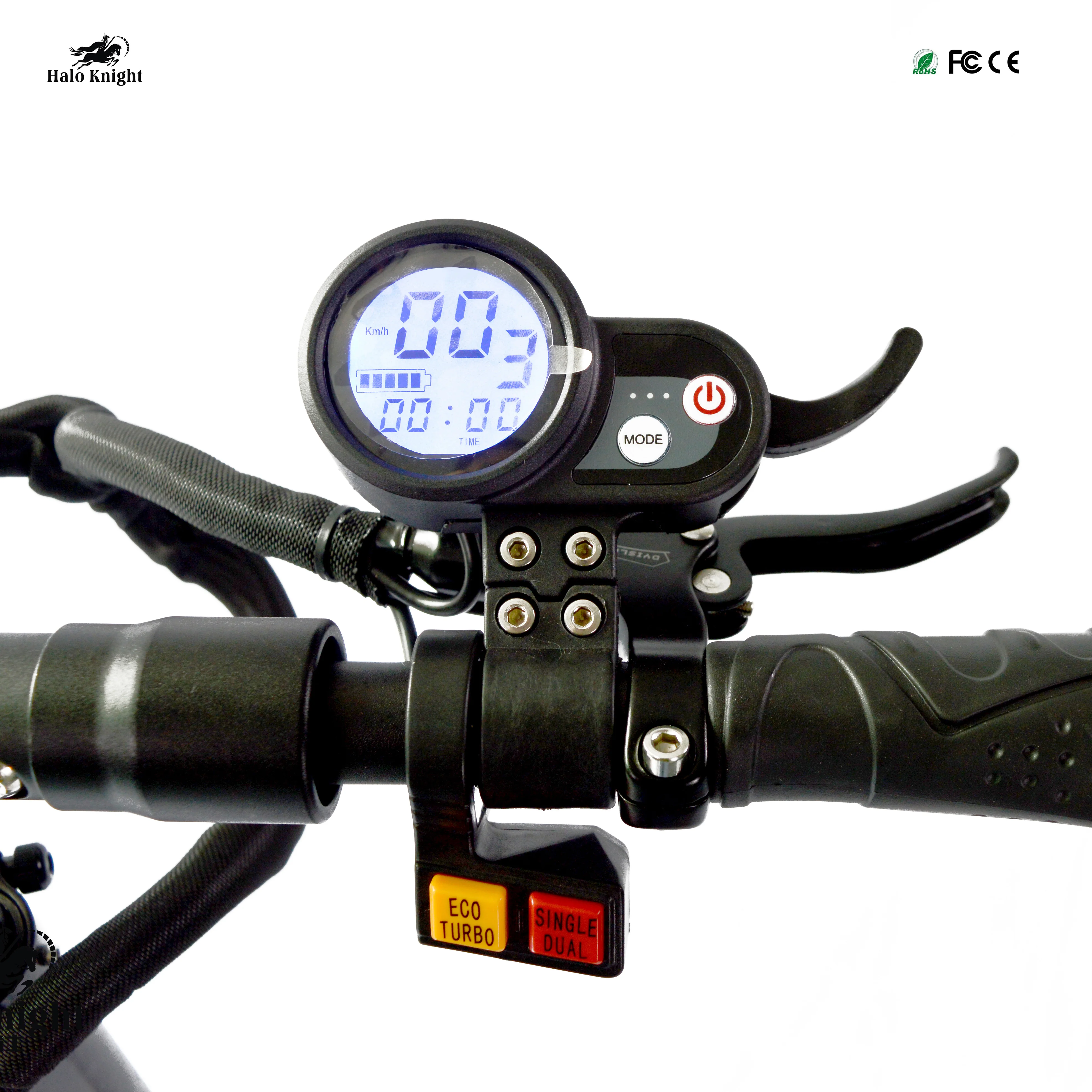 

JP 48V/52V/60V Electric Scooter LCD Screen With Accelerator and Display Halo Knight Electric Scooters Accessories