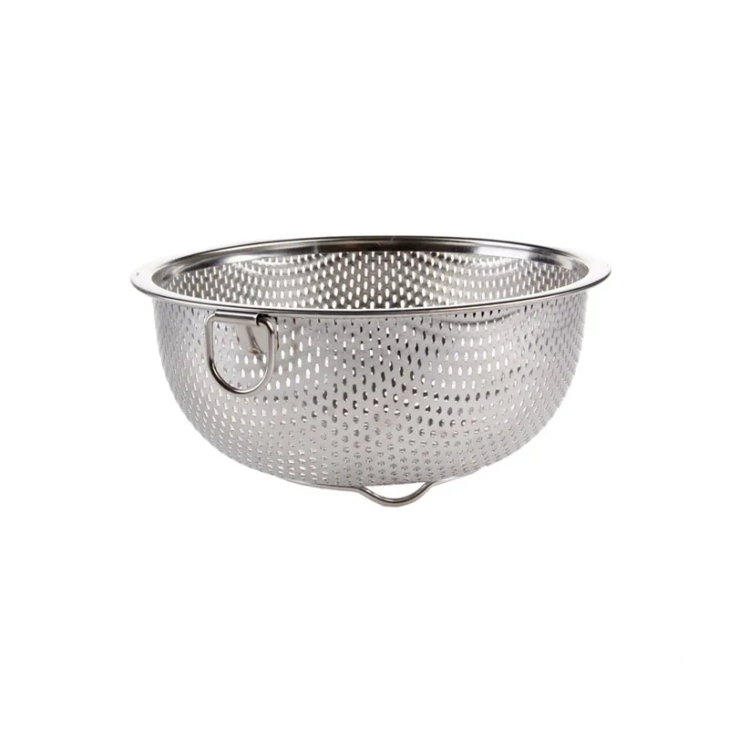 

Stainless Steel Kitchen Hole Dense Mesh Sifter Colander Strainer Sieve Baskets