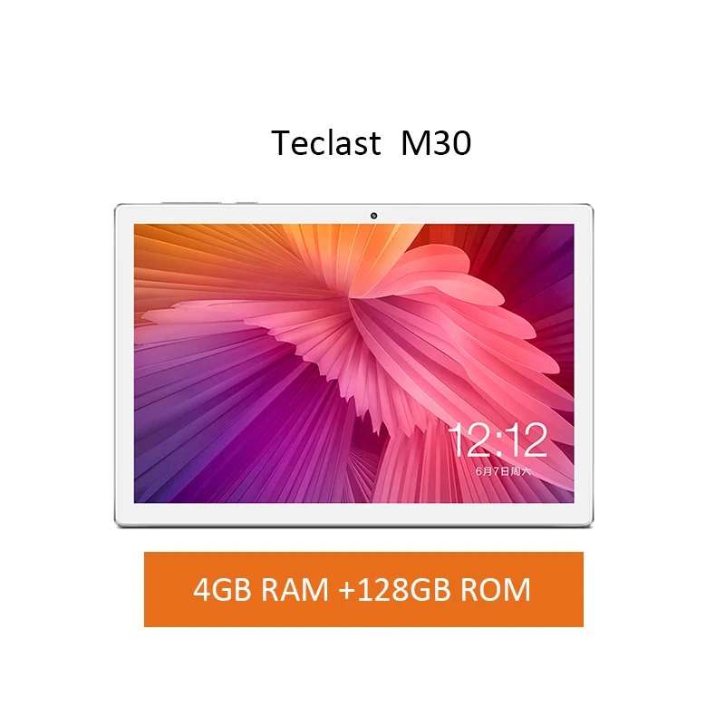 Планшетный ПК Teclast M30 10,1 дюймов 4G Phablet Android 8,0 MT6797X(X27) 1,4 GHz Decore cpu 4GB ram 128GB eMMC rom 5.0MP+ 2.0MP gps - Комплект: Teclast M30 128GB