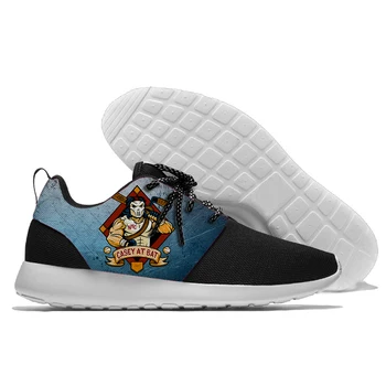 

Lace Up Sport Running Shoes Casey at Bat Men's Shoes light weight style Jogging Men and Women shoes