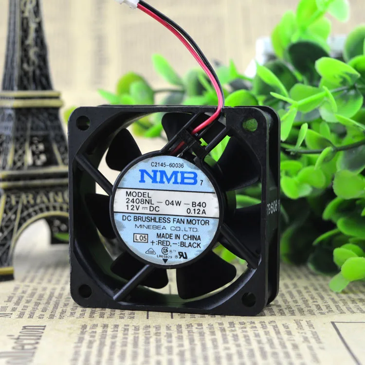 Для NMB 2408NL 04W B40 6020 12V 0.12A инверторный охлаждающий вентилятор в