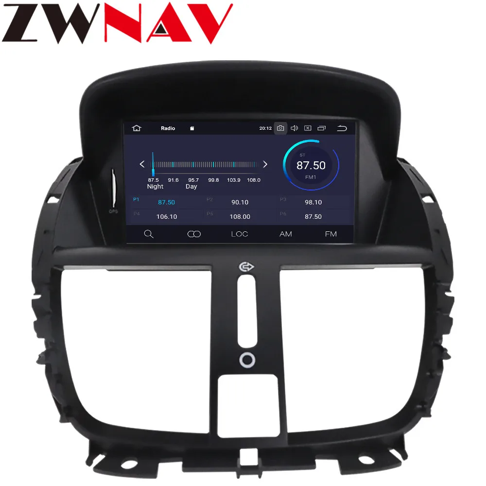 Sale Car Radio Player Android 9 GPS Navigation For Peugeot 207 2008 2009 2010 2011 2012 2013 2014 Radio Head Unit Multimedia Player 0