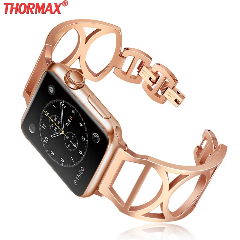 Ремешок для часов iwatch Series 4/3/2/1 мужской браслет из розового золота Apple Watch Band 44/40/42/38