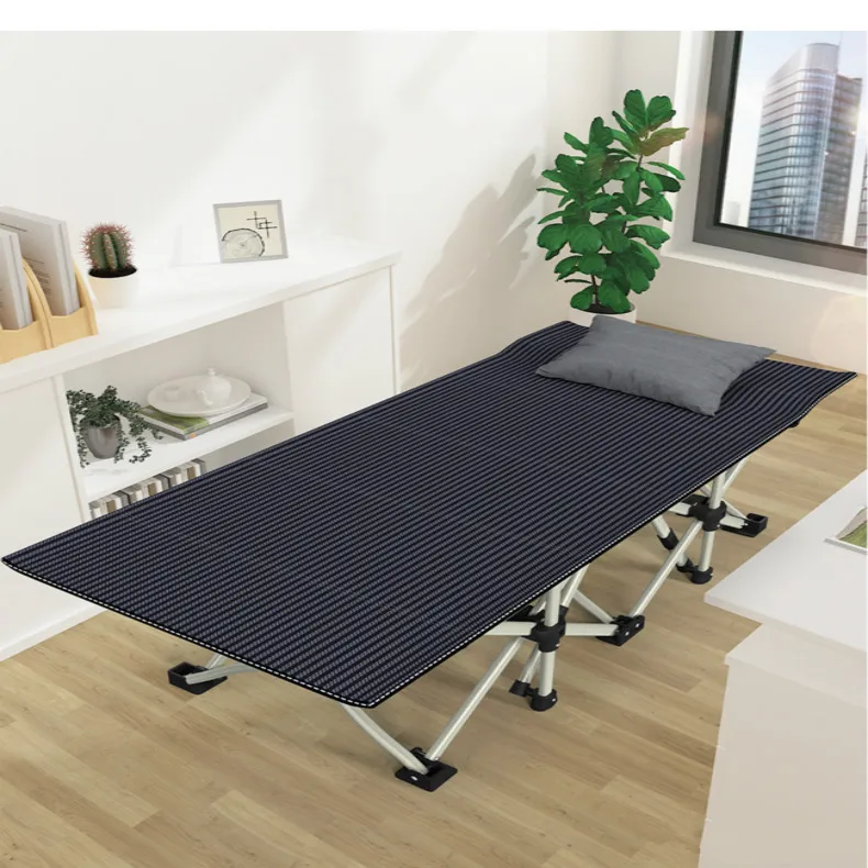 Vouwen lakens mensen dutje bed kantoor lunch bed fauteuil vouwen lunchpauze eenvoudige draagbare kamp bed Vouwen lakens mensen dutje bed kantoor lunch bed fauteuil vouwen lunchpauze eenvoudige draagbare kamp bed